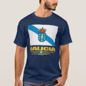 T-shirt Drapeau de Galice (Devant)
