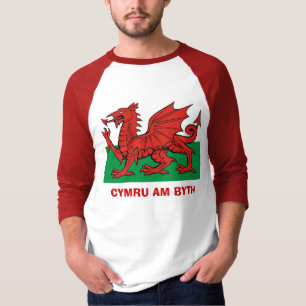 T-shirt Drapeau de Gallois, byth de Cymru AM