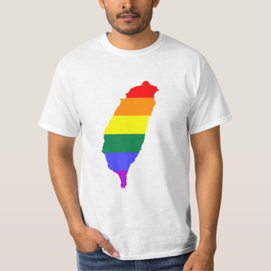 T-shirt Drapeau de gay pride d'arc-en-ciel de LGBT de (Devant)