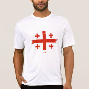 T-shirt Drapeau de Géorgie