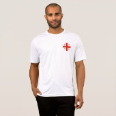 T-shirt Drapeau de Géorgie (Devant entier)