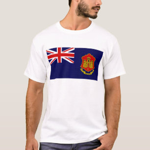 T-shirt Drapeau de gouvernement du Gibraltar
