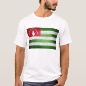T-shirt Drapeau de Grunge Abkhazie (Devant)