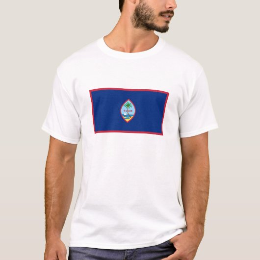 T-shirt Drapeau de Guam (Devant)