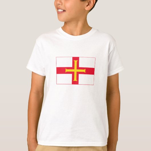 T-shirt Drapeau de Guernesey (Devant)