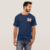 T-shirt Drapeau de Guernési (Devant entier)