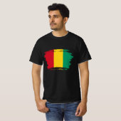 T-shirt Drapeau de Guinée (Devant entier)