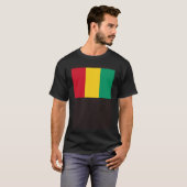 T-shirt Drapeau de Guinée (Devant entier)