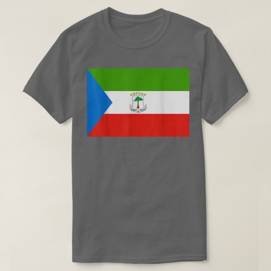 T-shirt Drapeau de Guinée équatoriale (Design devant)