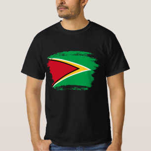 T-shirt Drapeau de Guyana