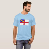 T-shirt Drapeau de Herm (Devant entier)
