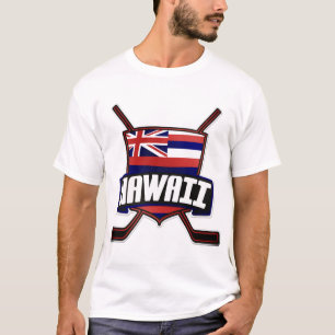 T-shirt Drapeau de hockey sur glace d'Hawaï