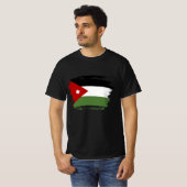 T-shirt Drapeau de Jordanie (Devant entier)