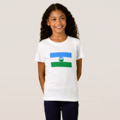 T-Shirt Drapeau de Kabardino-Balkarie (Devant entier)