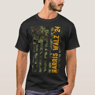 T-shirt Drapeau de Kamala Camo pour l'élection présidentie