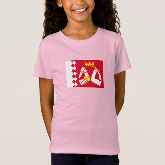T-Shirt Drapeau de Karelia Nord (Devant)
