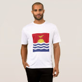 T-shirt Drapeau de Kiribati (Devant entier)
