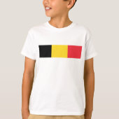 T-shirt Drapeau de la Belgique (Devant)