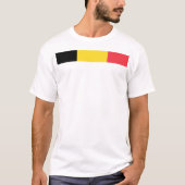 T-shirt Drapeau de la Belgique (Devant)