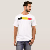 T-shirt Drapeau de la Belgique (Devant entier)