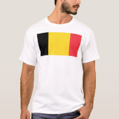 T-shirt Drapeau de la Belgique (Devant)