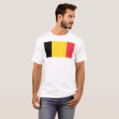 T-shirt Drapeau de la Belgique (Devant entier)
