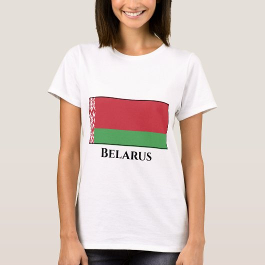 T-shirt Drapeau de la Biélorussie (Devant)