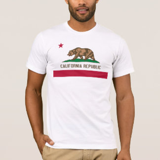T-shirt Drapeau de la Californie