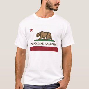 T-shirt drapeau de la Californie de lac de toluca