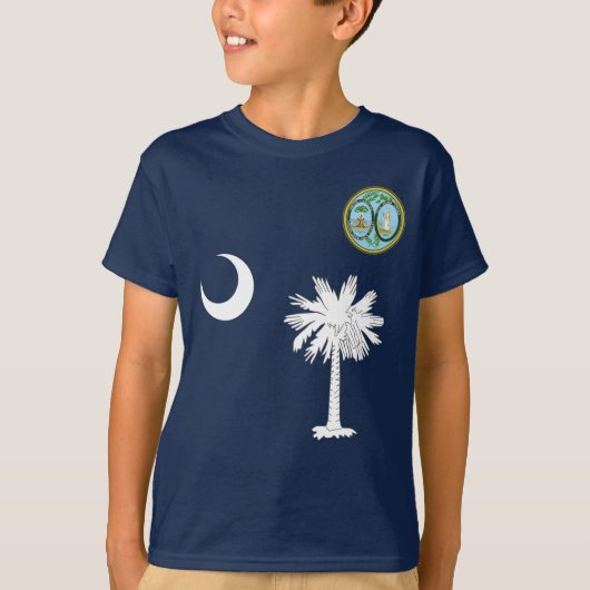 T-shirt Drapeau de la Caroline du Sud (Devant)