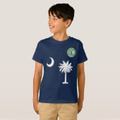 T-shirt Drapeau de la Caroline du Sud (Devant entier)