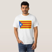 T-shirt drapeau de la Catalogne (Devant entier)