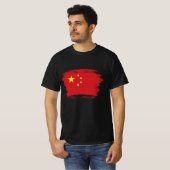 T-shirt Drapeau de la Chine (Devant entier)