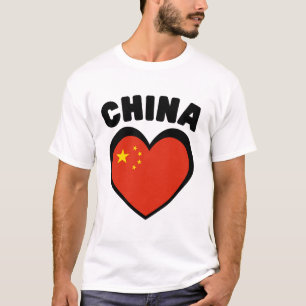 T-shirt Drapeau de la Chine