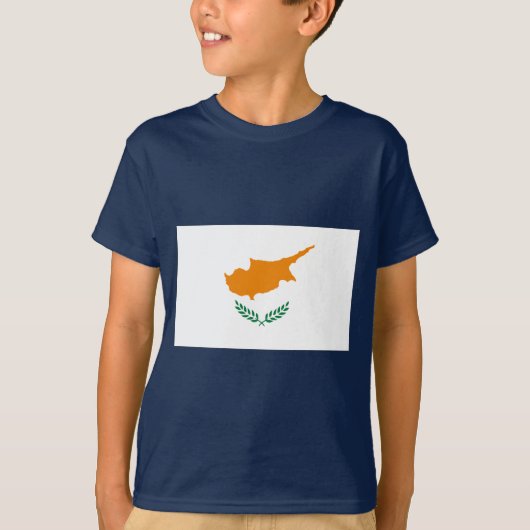 T-shirt Drapeau de la Chypre (Devant)