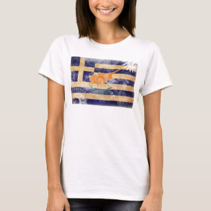 T-shirt Drapeau de la Chypre de Grec
