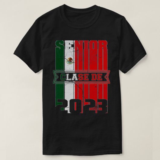 T-shirt Drapeau de la Clase de 2023 (Design devant)