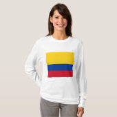 T-shirt Drapeau de la Colombie (Devant entier)