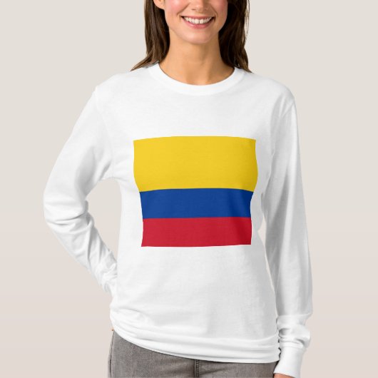 T-shirt Drapeau de la Colombie (Devant)