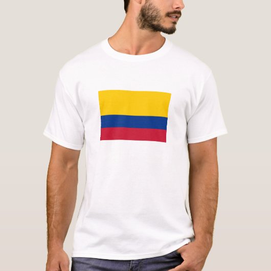 T-shirt Drapeau de la Colombie (Devant)