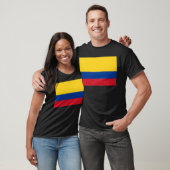 T-shirt Drapeau de la Colombie (Unisexe)