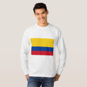 T-shirt Drapeau de la Colombie (Devant entier)