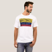 T-shirt Drapeau de la Colombie (Devant entier)