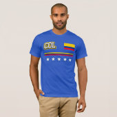 T-shirt Drapeau de la Colombie (Devant entier)