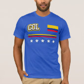 T-shirt Drapeau de la Colombie (Devant)