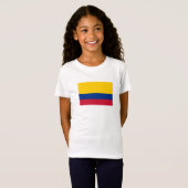 T-Shirt Drapeau de la Colombie (Devant entier)