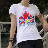 T-shirt Drapeau de la Colombie-Britannique Canada Souvenir