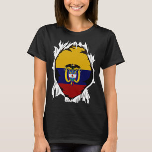 T-shirt Drapeau de la Colombie, patriotique colombien