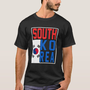 T-shirt Drapeau de la Corée du Sud