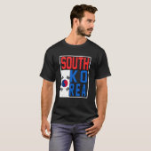T-shirt Drapeau de la Corée du Sud (Devant entier)